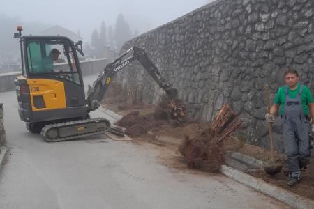 Pokopališče delavci